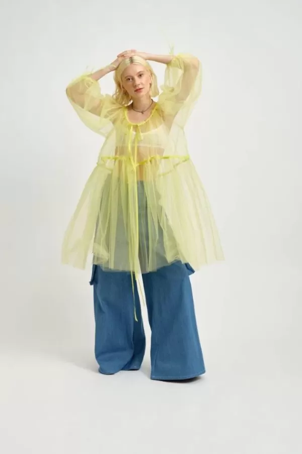 Eliza Faulkner Ariel Tulle Dress | Yellow Best