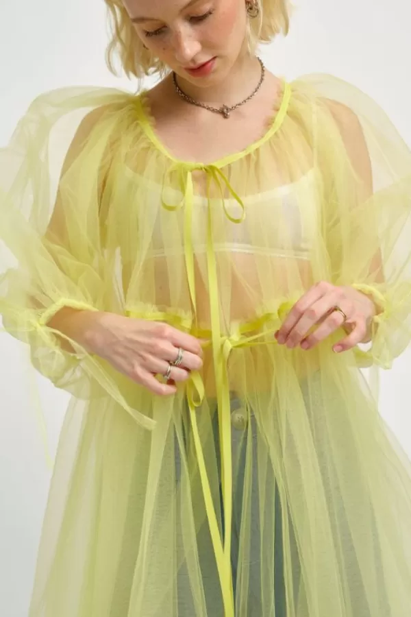 Eliza Faulkner Ariel Tulle Dress | Yellow Best