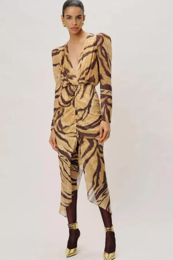 Ronny Kobo Astrid Dress | Tiger Printed Outlet