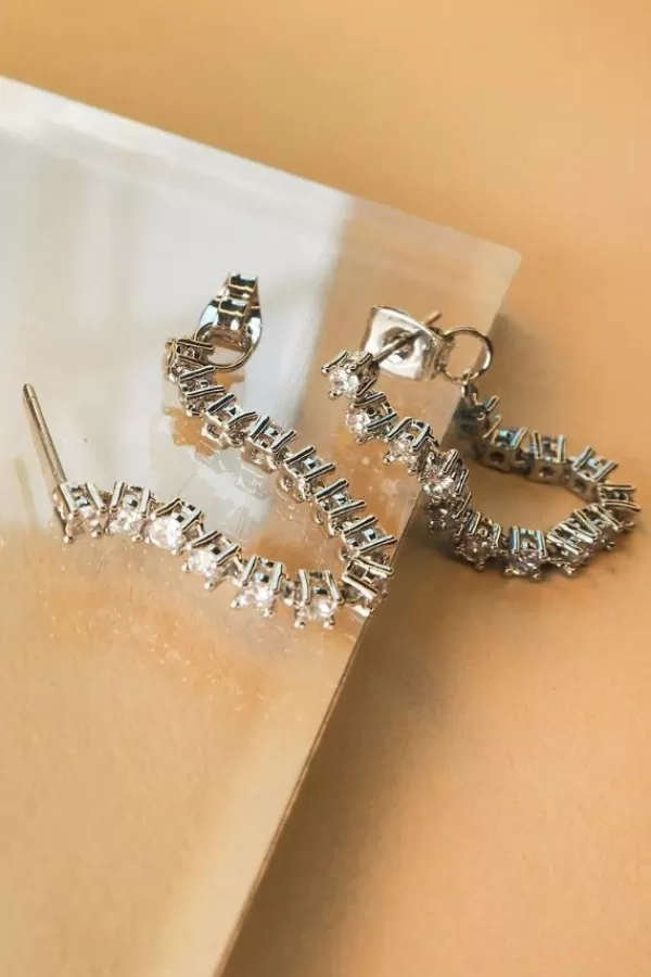 Luv AJ Ballier Chain Studs | Silver Discount