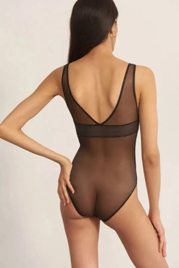 Else Bare Soft Cup Bodysuit | Black Cheap