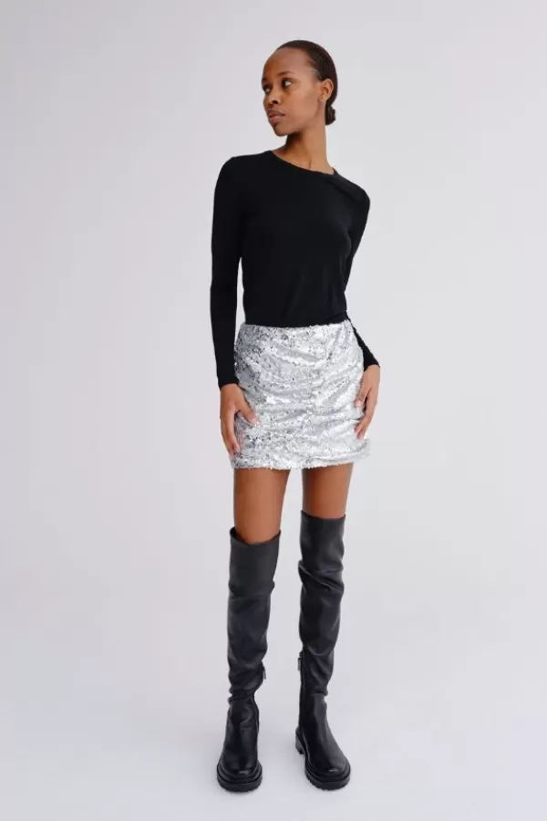 Birgitte Herskind Boss Skirt | Silver Hot