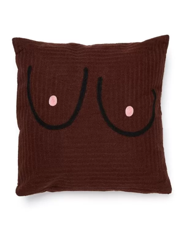 Cold Picnic Brown Boob With Pink Pillow Cover Shop