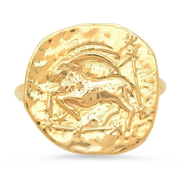 Studio Grun Capricorn Ring 18K Gold Hot