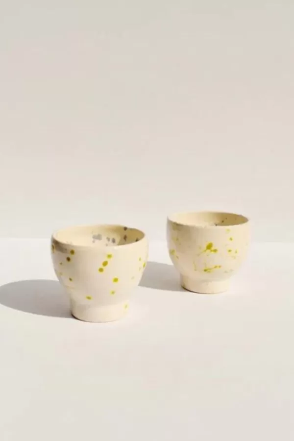 Nightshift Ceramics Ceramic Wine Cup | Lime Lavender Discount