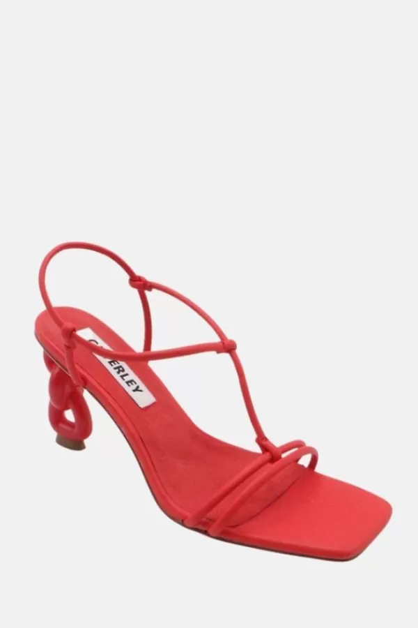 Caverley Coco Heel | Flame Red Cheap