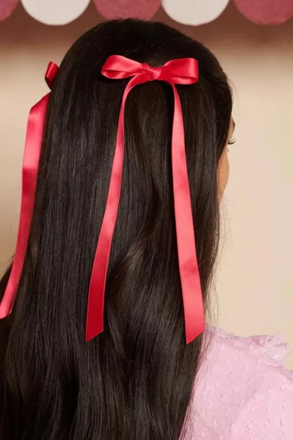 Sister Jane Cranberry Hair Bows | Ruby Red Hot