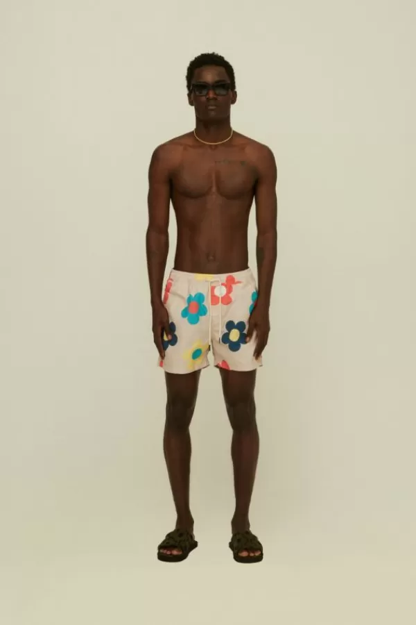 OAS Daisy Swim Shorts Flash Sale