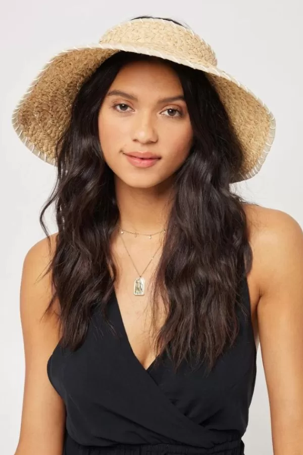 L*Space Del Mar Roll Up Hat | Natural Best Sale