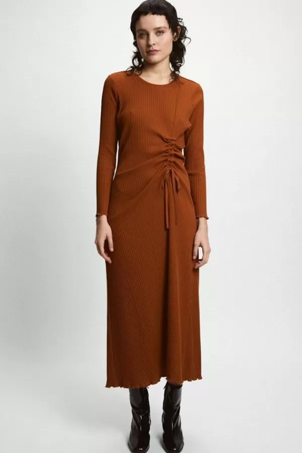 Rita Row Evans Dress | Camel Fashion