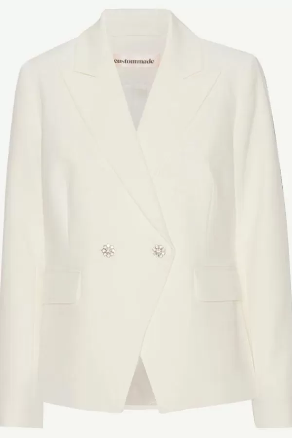 Custommade Flavia Blazer | Whisper White Discount