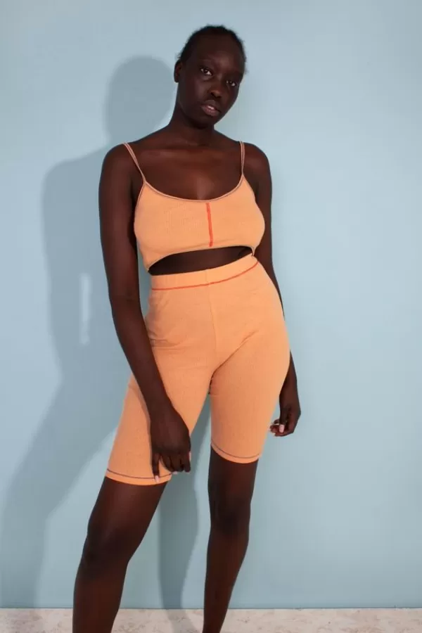 L.F.Markey Hector Bralette Apricot Cheap