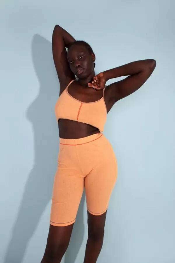 L.F.Markey Hector Bralette Apricot Discount