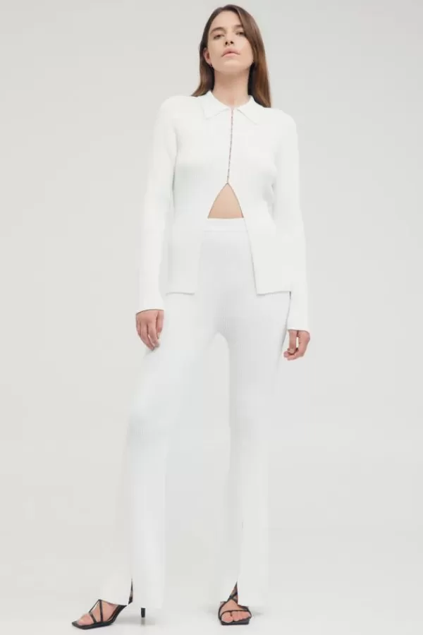 Third Form Hooked In Knit Flare Pant | Off White Clearance