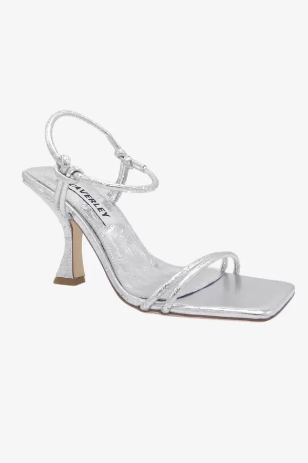 Caverley Kolt Heel | Crinkle Silver New