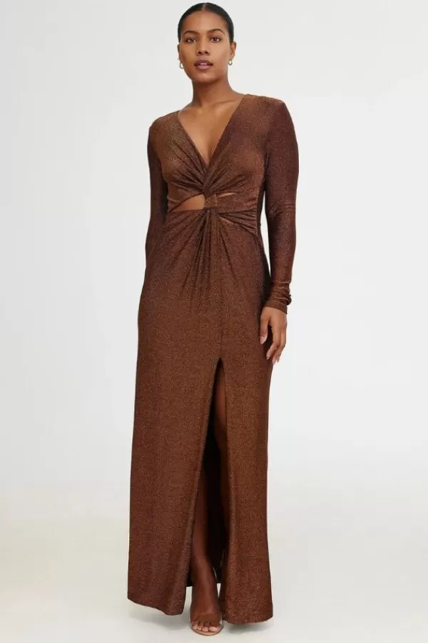 Significant Other Kyla Long Sleeve Dress | Bronze Best