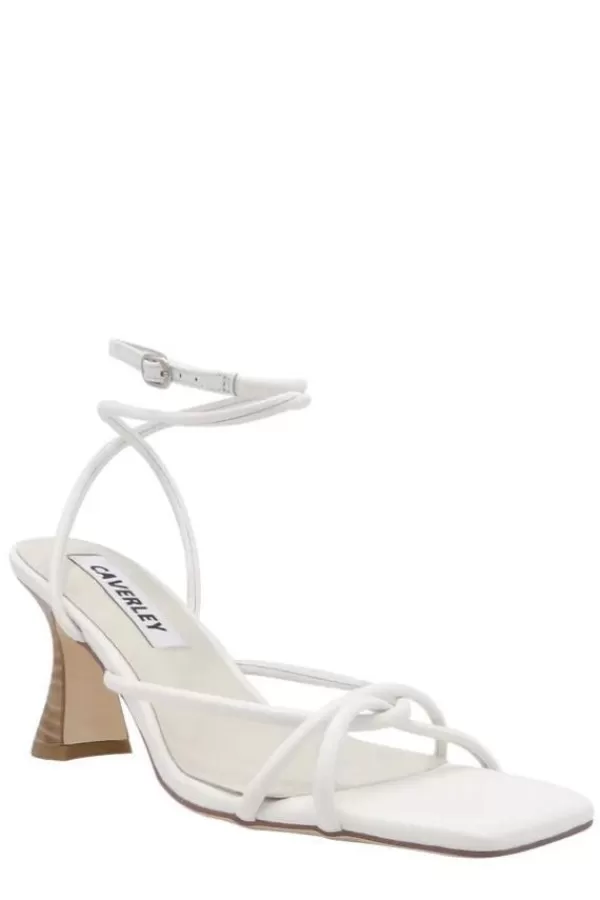 Caverley Lacey Heel | White Discount