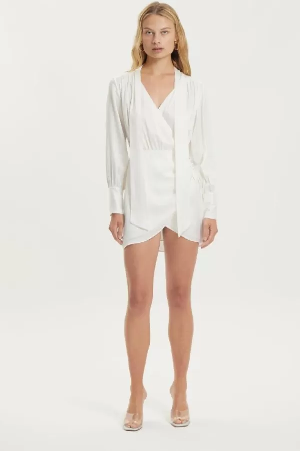 Third Form Magnetic Drape Mini Dress | Off White New