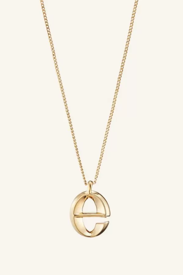 Jenny Bird Monogram Necklace Gold | Letter E Discount