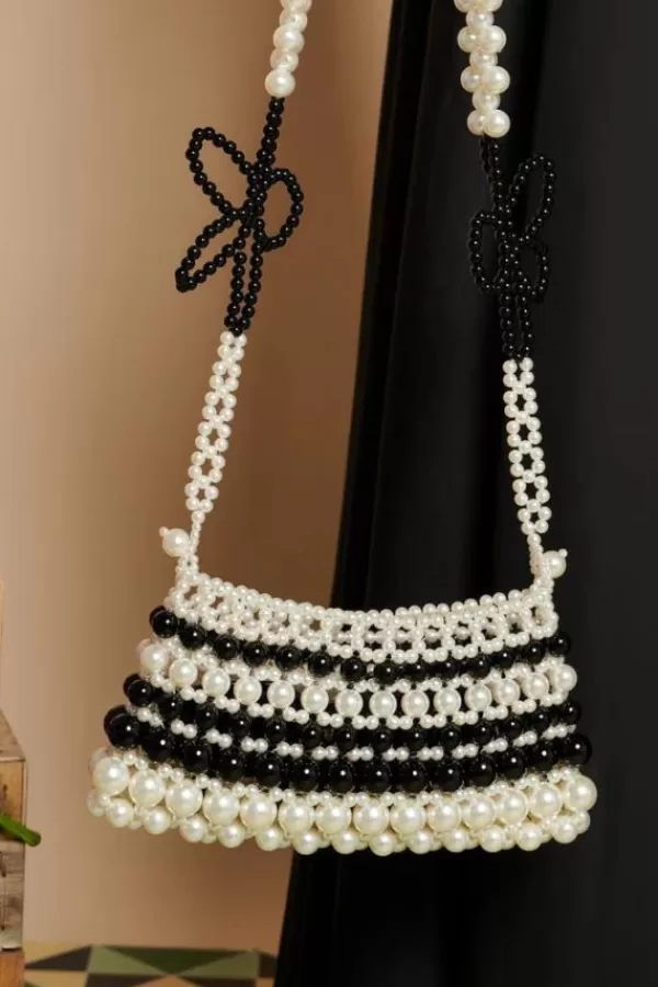 Sister Jane Moorland Bead Bag | Black And White Hot