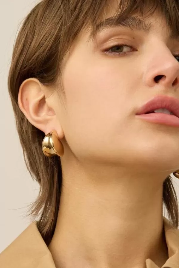 Jenny Bird Nouveaux Puff Earrings | Gold Online