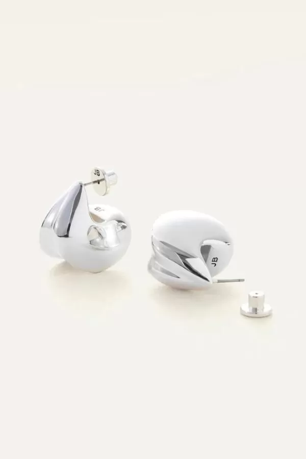 Jenny Bird Nouveaux Puff Earrings | Silver Cheap