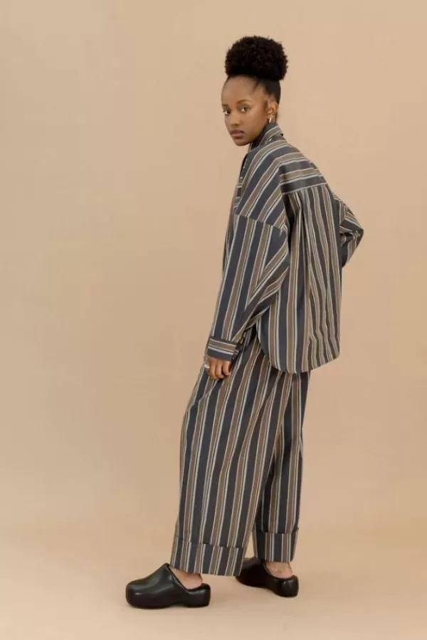 A Bronze Age Onsen Pant | Row Stripe Discount