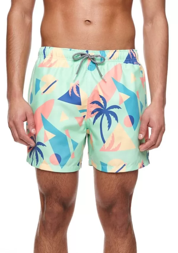 Boardies Overlay Mid Length Swim Shorts Fashion