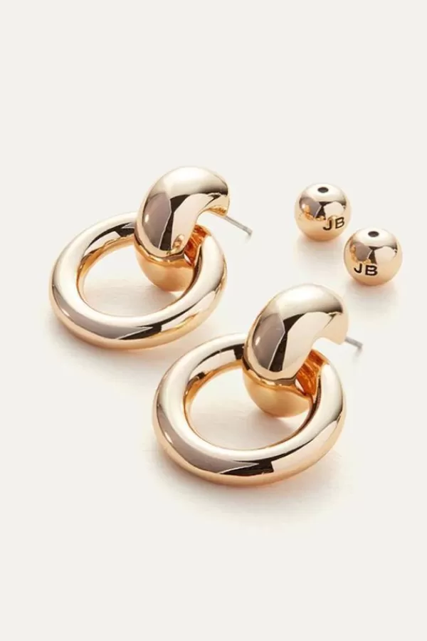 Jenny Bird Puffy Faye Knocker Earrings | Gold Flash Sale