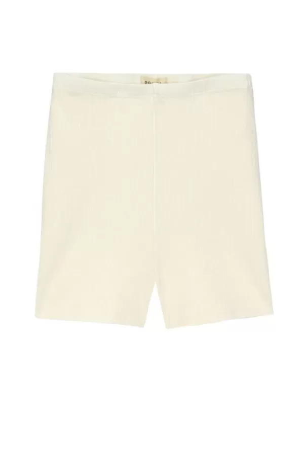 Donni Rib Boy Short | Creme Fashion