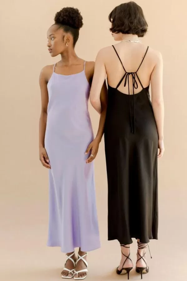 A Bronze Age Scarlett Slip Dress | Ultra Violet Best