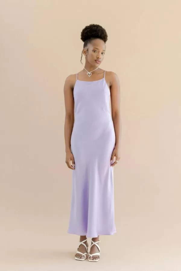 A Bronze Age Scarlett Slip Dress | Ultra Violet Best