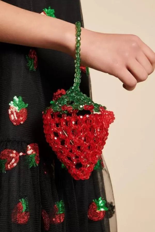 Sister Jane Strawberry Bead Bag | Strawberry Red New