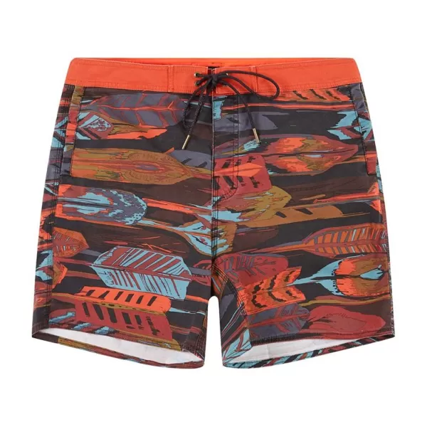 deus The Burroughs 17 Inch Boardshort Multi Leaves Sale