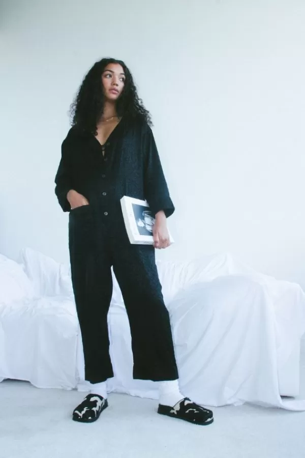 * The Pj Jumpsuit | Black Cheap