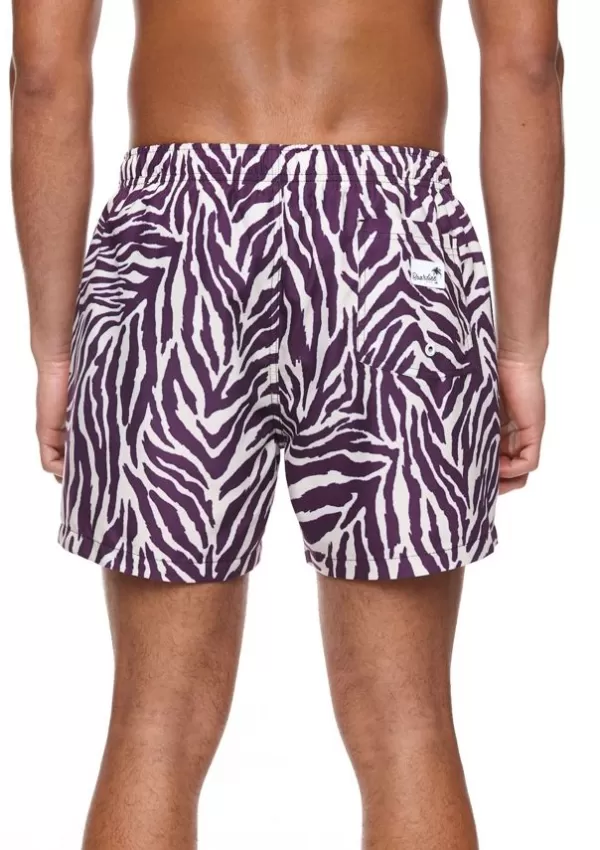 Boardies Zebra Mid Length Swim Shorts Cheap